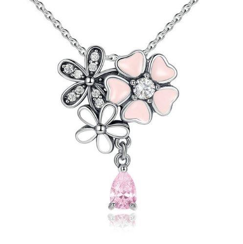 Cherry Flower Necklace